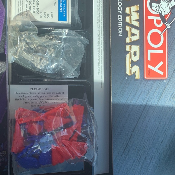 Monopoly Star Wars Classic Trilogy Edition Parker Bros. NEW Open Box - Picture 7 of 12